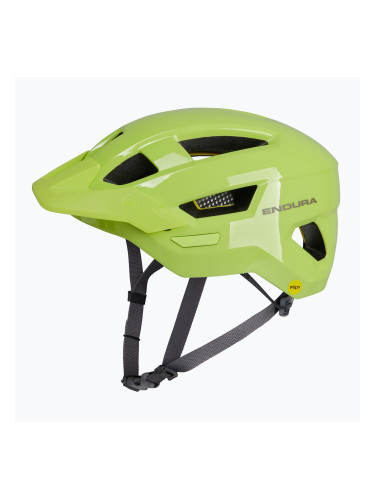 Каска за велосипед Endura Hummvee MIPS лайм зелена