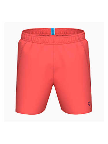 Мъжки бански шорти arena Fundamentals Boxer R calypso coral/dark purple