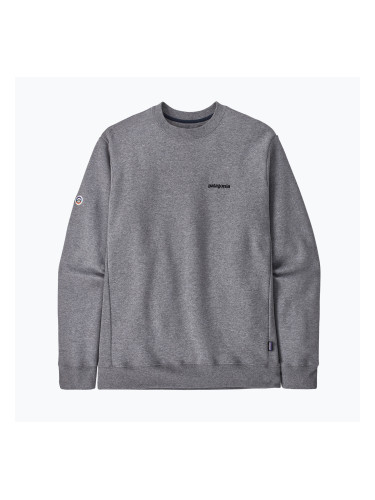 Суитшърт Patagonia Fitz Roy Icon Uprisal Crew gravel heather