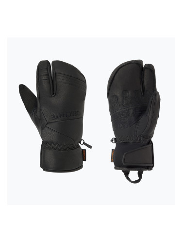 Мъжки скиорски ръкавици Descente 3 Finger Leather black
