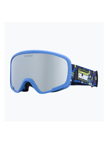Детска маска за сноуборд Quiksilver Shredder 3D check/clux ml silver