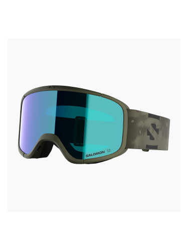 Скиорска маска Salomon Aksium 2.0 S olive night/ml mid blue