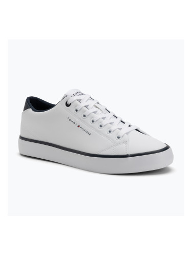 Tommy Hilfiger мъжки маратонки Th Hi Vulc Core Low Leather Ess white