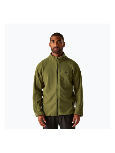 REGATTA мъжки суитшърт Hadfield от нефритно зелен полар