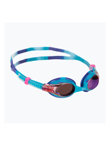Очила за плуване TYR Swimple Tie Dye Mirrored purple/turqoise/purple