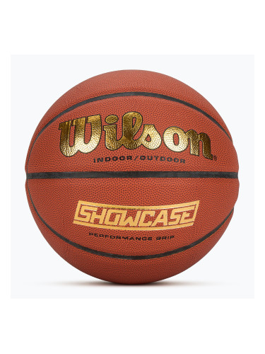 Баскетболна топка Wilson Showcase Comp Basketball orange размер 6