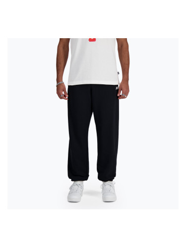 Мъжки панталони New Balance French Terry Jogger black