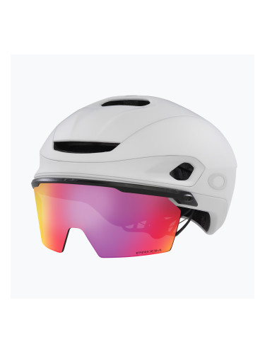 Каска за шосеен велосипед Oakley Aro7 Road матово бяло/призма