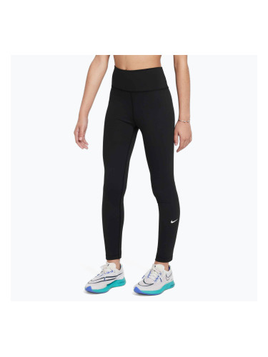 Детски клин Nike One Dri-Fit High-Waisted black/white
