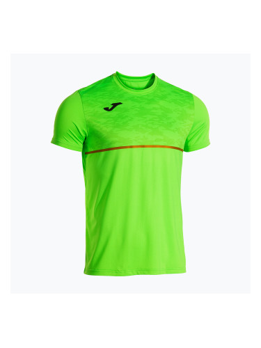 Мъжка тениска за бягане Joma Record III fluor green