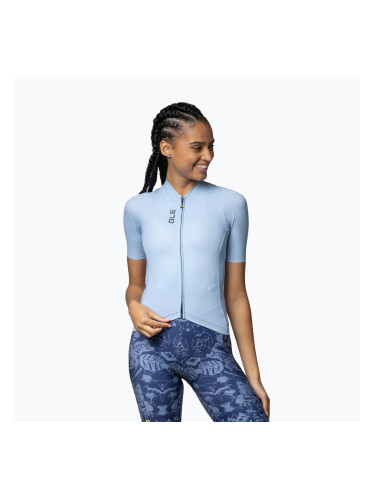 Дамско колоездачно трико Alé Color Block aqua