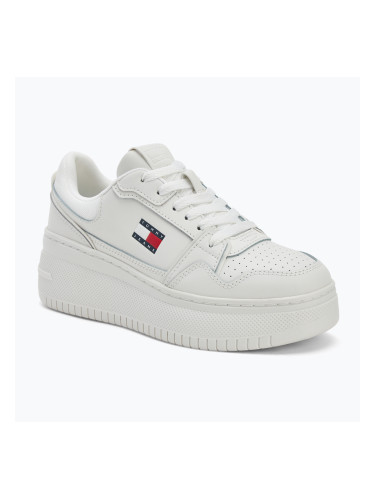 Дамски обувки Tommy Jeans Retro Basket Flatform ecru