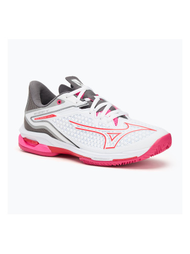 Дамски обувки за тенис Mizuno Wave Exceed Tour 6 CC white/radiant red/quiet shade