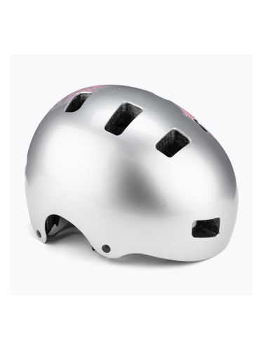 Детска каска за велосипед UVEX Kid 3 сребристо-розова 41/4/819/36/17