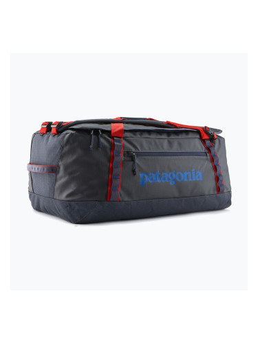 Пътна чанта Patagonia Black Hole Duffel 70 l smolder blue/amanita red