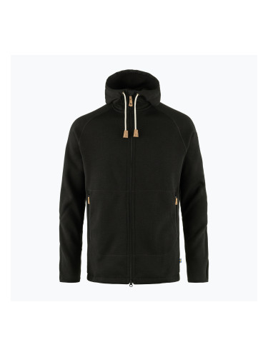 Мъжки суитшърт Fjällräven Övik Fleece Hoodie black
