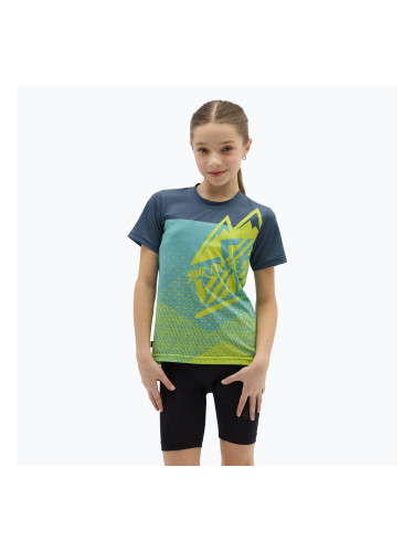 SILVINI детска колоездачна фланелка Denni neon/blue