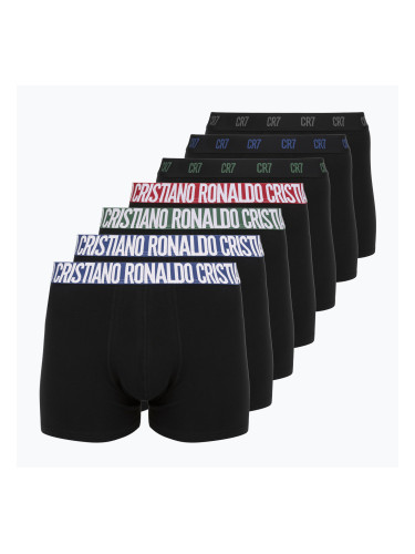 Мъжки боксерки CR7 Basic Trunk 7 чифта 2810 black