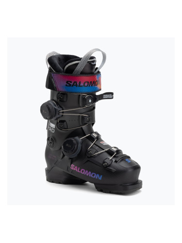 Дамски ски обувки Salomon S/Pro Supra Dual Boa 115 W black/beluga metallic/beetroot purple