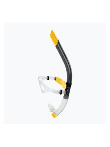 Шнорхел за плуване AquaFeel черен / жълт