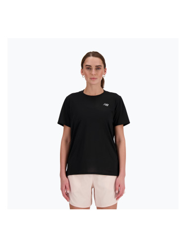 Дамска тениска за бягане New Balance Essentials SS черна