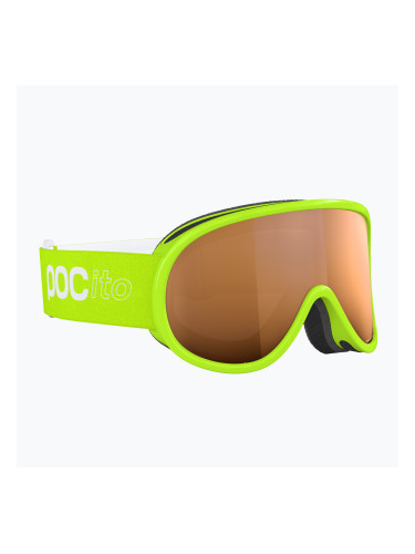 Детски скиорски очила POC POCito Retina Jr S2 fluorescent yellow/green/partly sunny light orange