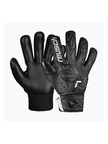 Детски вратарски ръкавици Reusch Attrakt Starter Solid Finger Support Junior black