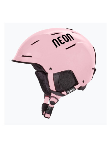 Скиорска каска Neon Alpha light pink/black