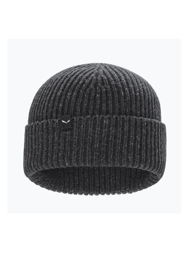Зимна шапка Salewa Re-Zebru Knit dark grey melange