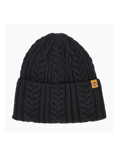 Дамска зимна шапка Timberland Cable Beanie black