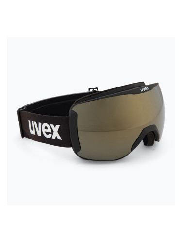 Предпазни ски очила UVEX Downhill 2100 CV black matt/mirror cooper green