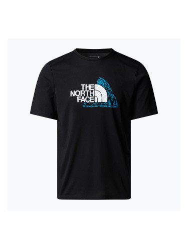 Мъжка тениска The North Face Mountain Foundation Graphic black