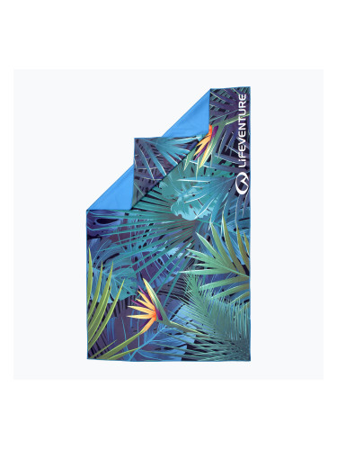 Бързосъхнеща хавлиена кърпа Lifeventure Recycled SoftFibre Trek, тропическа