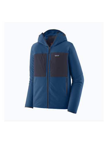 Мъжко софтшел яке Patagonia R2 TechFace Hoody clement blue