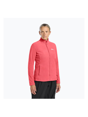 Дамски поларен суитшърт Jack Wolfskin Jack Wolfskin Taunus Fz sunset coral