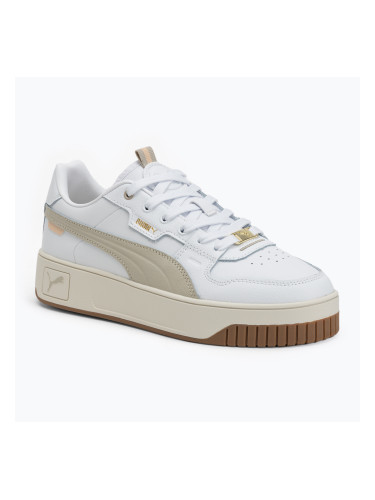 Дамски обувки Puma Carina Street Lux puma white/desert dust/puma gold