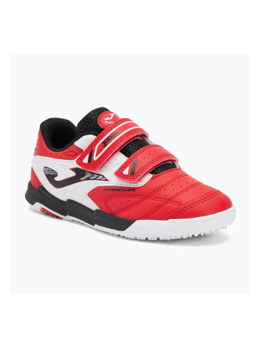 Детски футболни обувки Joma Cancha Jr IN red/white