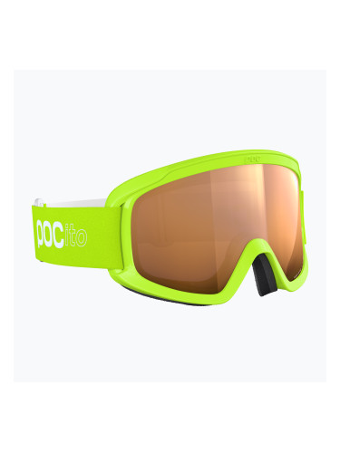 Детски очила за ски POC POCito Opsin fluorescent yellow/green/partly sunny light orange