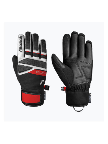 Мъжки скиорски ръкавици Reusch Thunder R-Tex XT black/white/fire red