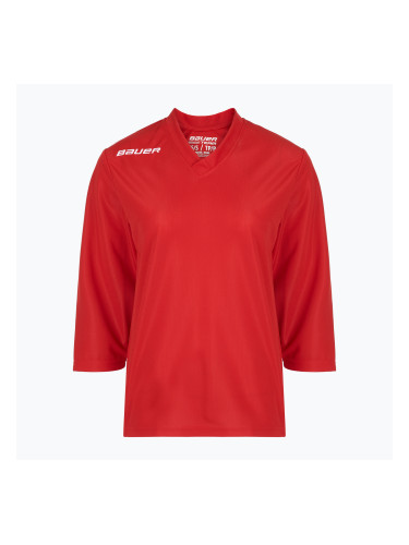 Детска блуза с дълъг ръкав за хокей Bauer Flex Practice Jersey Jr red