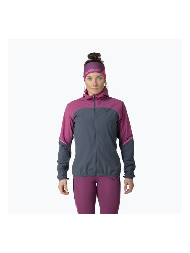 Дамско яке за бягане DYNAFIT Alpine Wind magenta
