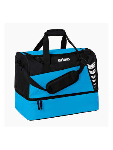 Спортна чанта ERIMA Six Wings Sports Bag With Bottom Compartment 60 l curacao/black