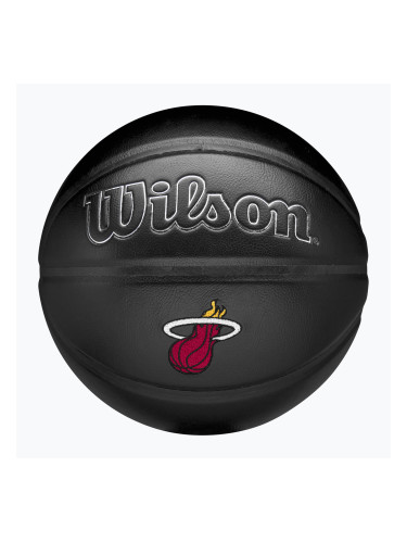 Wilson NBA Team Premiere Miami Heat баскетбол черен размер 7