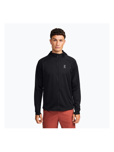 Мъжки суитшърт за бягане On Climate Zip Hoodie black