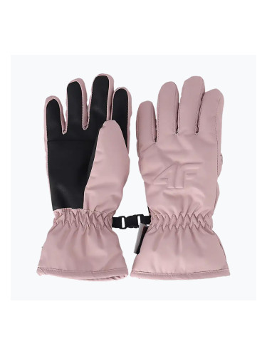 Детски скиорски ръкавици 4F Fnk U190 light pink