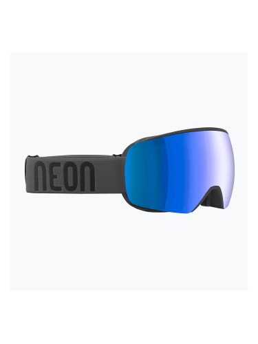 Скиорска маска Neon Beam anthracite/mirror blue