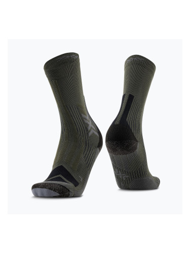 Чорапи X-Socks men's Hike Expert Silver Crew green/black
