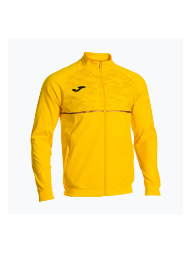 Мъжки потник за бягане Joma Record III Full Zip yellow