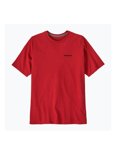 Мъжка тениска Patagonia P-6 Logo Responsibili-Tee amanita red