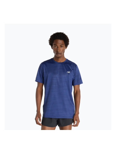 Мъжка тениска за бягане New Balance Sport Essentials Printed blue